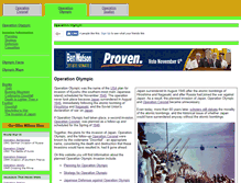 Tablet Screenshot of operationolympic.com